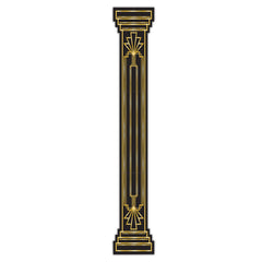 Roaring 20's Art Deco 6' Column