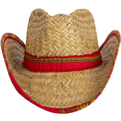 Bandana-Trimmed Cowboy Hat