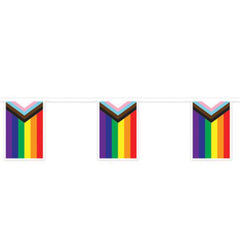 Progress Pride Flags Pennant Banner