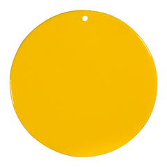 Yellow Plastic 2 1/2" Medallion