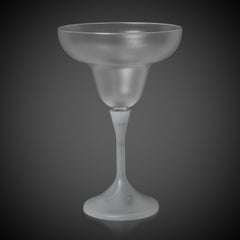 LED 10 oz Margarita Glass White Stem
