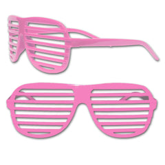 Pink Slotted Glasses