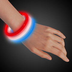 Red, White, and Blue Glow Bracelets