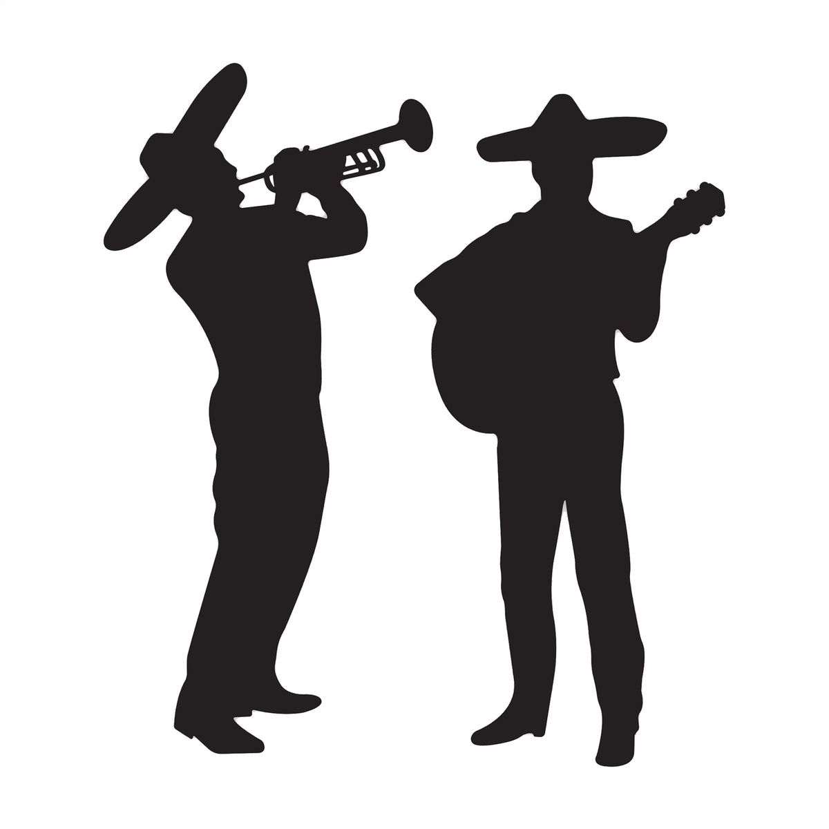 Mariachi Band Silhouettes