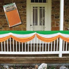 Irish Flag Satin Bunting Decoration