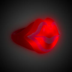 LED Red Lips Jelly Rings