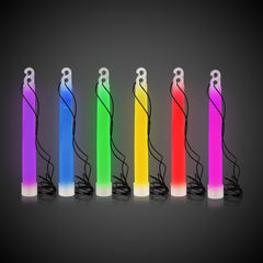 Assorted 6" Glow Sticks Retail Counter Display