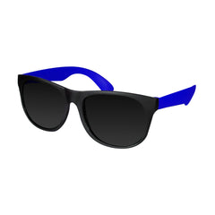 Neon Blue Retro Sunglasses