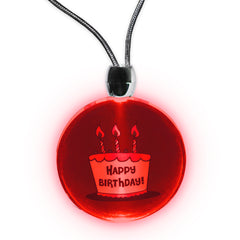 LED Happy Birthday Pendants