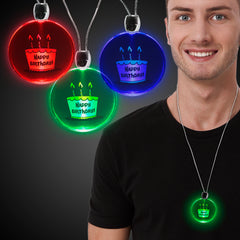 LED Happy Birthday Pendants
