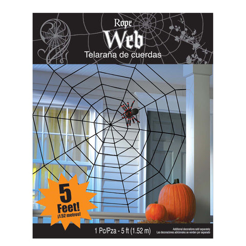 Giant Rope Spider Web | Spider Web Rope Decoration – Windy City Novelties