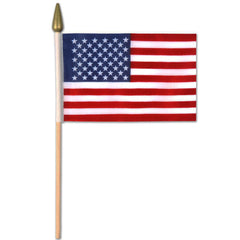 American 4"x6" Cloth Flags