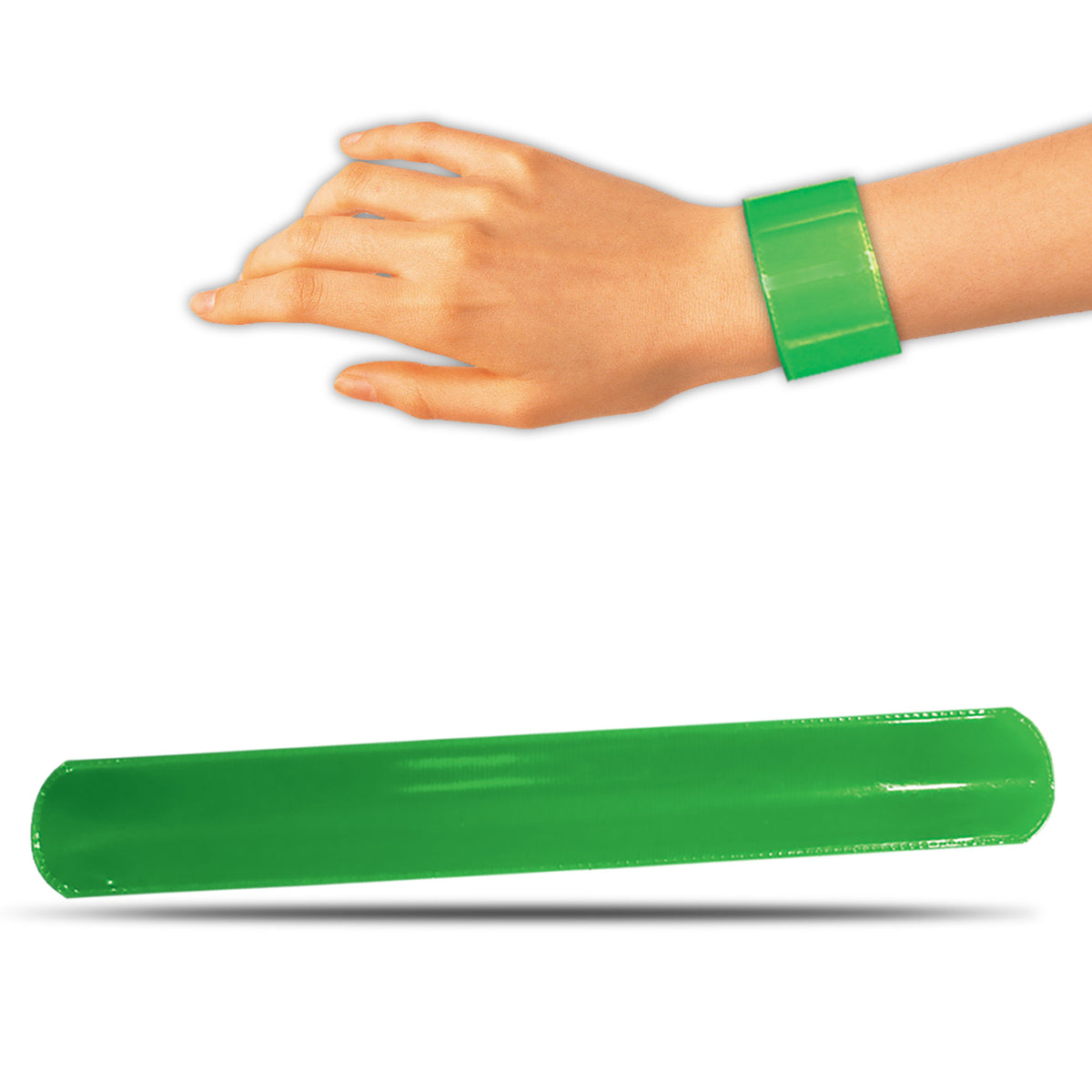 Green Slap Bracelets