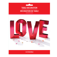 LOVE Foil Centerpiece
