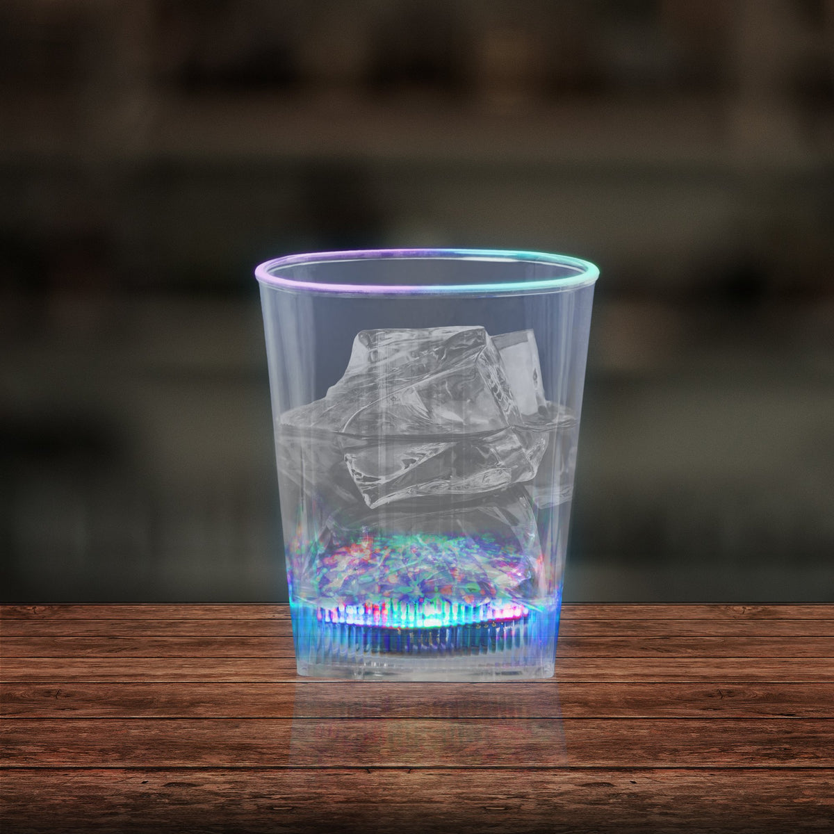 Square Roc Glass LED Square Bottom Rocks Glass-10oz – Windy City Novelties