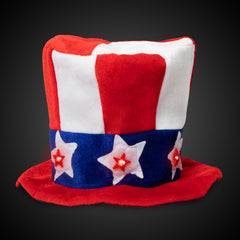 LED Patriotic Top Hats Retail Counter Display