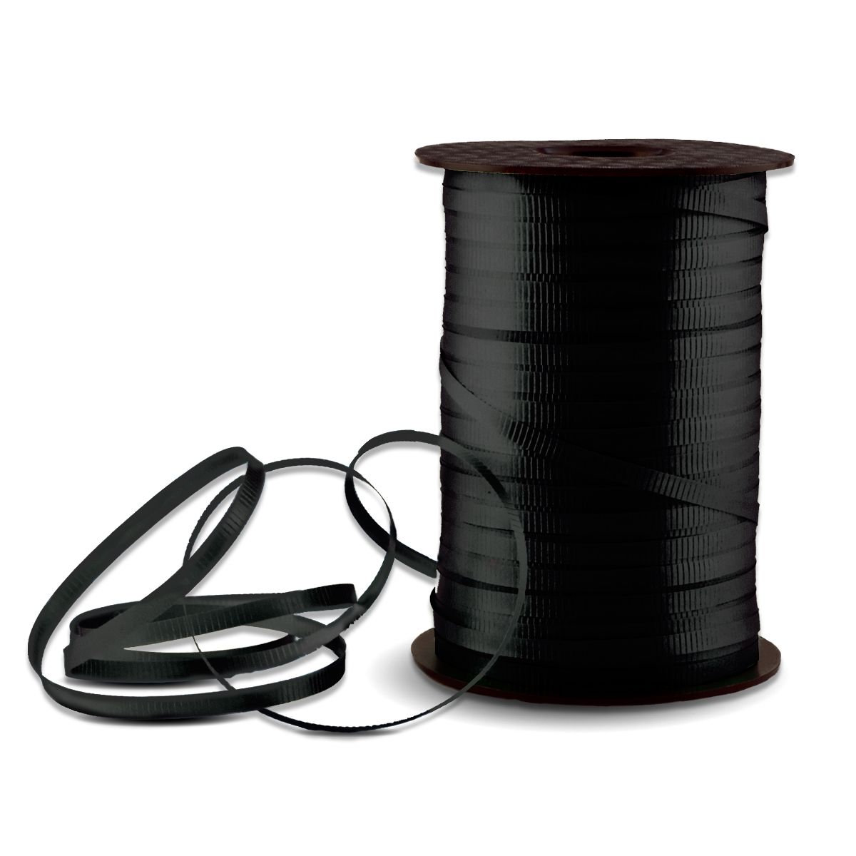 Black Crimped Curling Ribbon