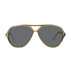 Gold Aviator Sunglasses