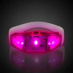 LED Pink Silicone Bracelet