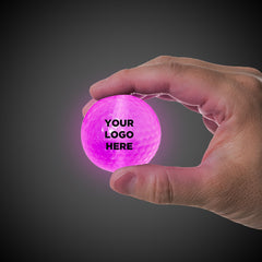 Pink Glow Flyer Golf Ball