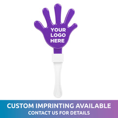 Purple & White Hand Clappers