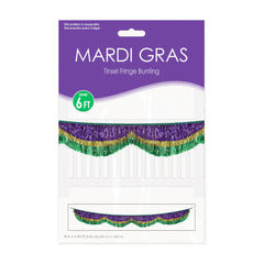 Mardi Gras Tinsel Bunting