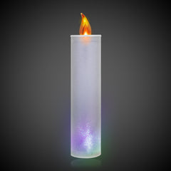 LED Flameless Multi-Color Glitter Candle