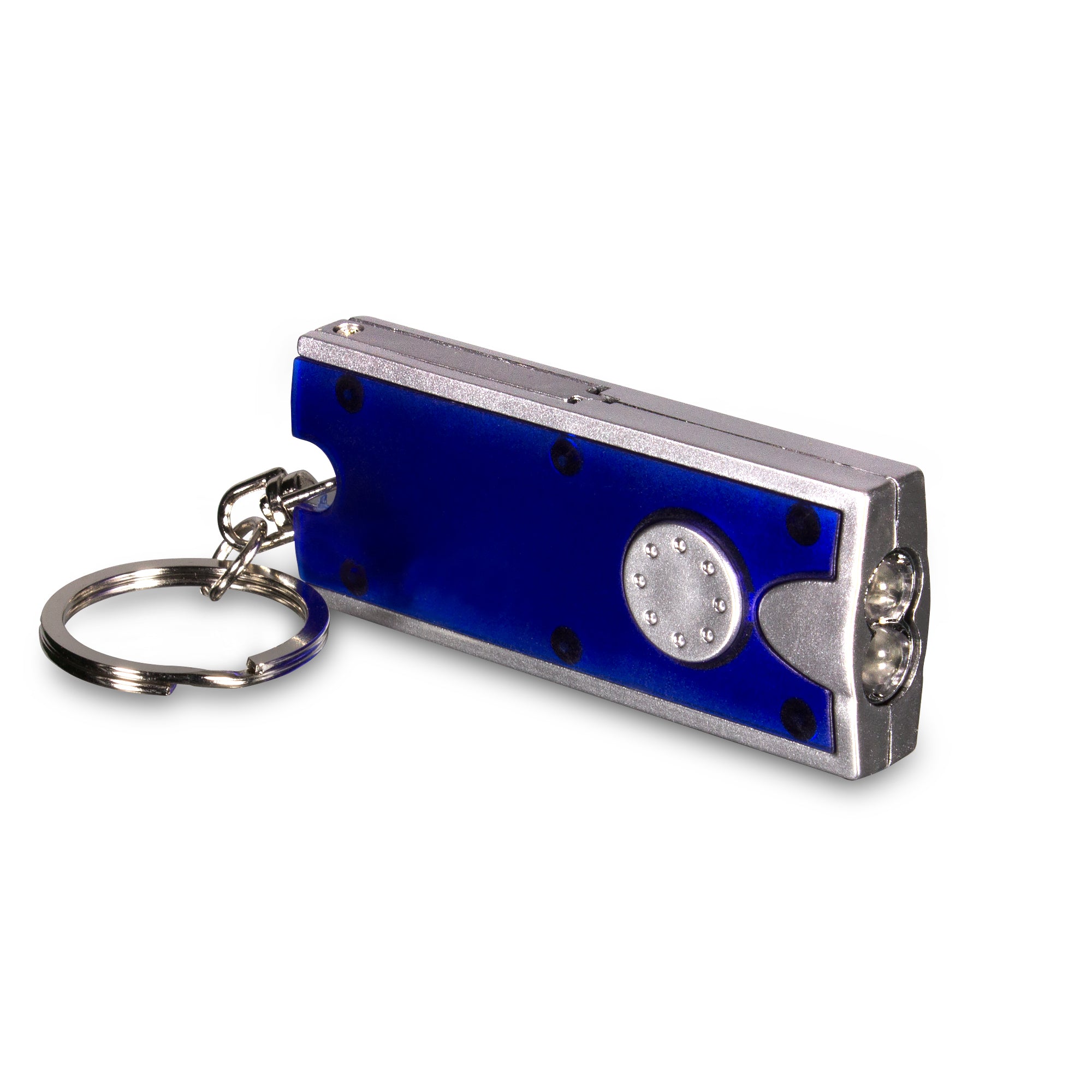 Blue And Silver LED Keychain – Windy City Novelties