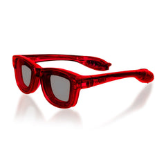 Red LED Retro Sunglasses