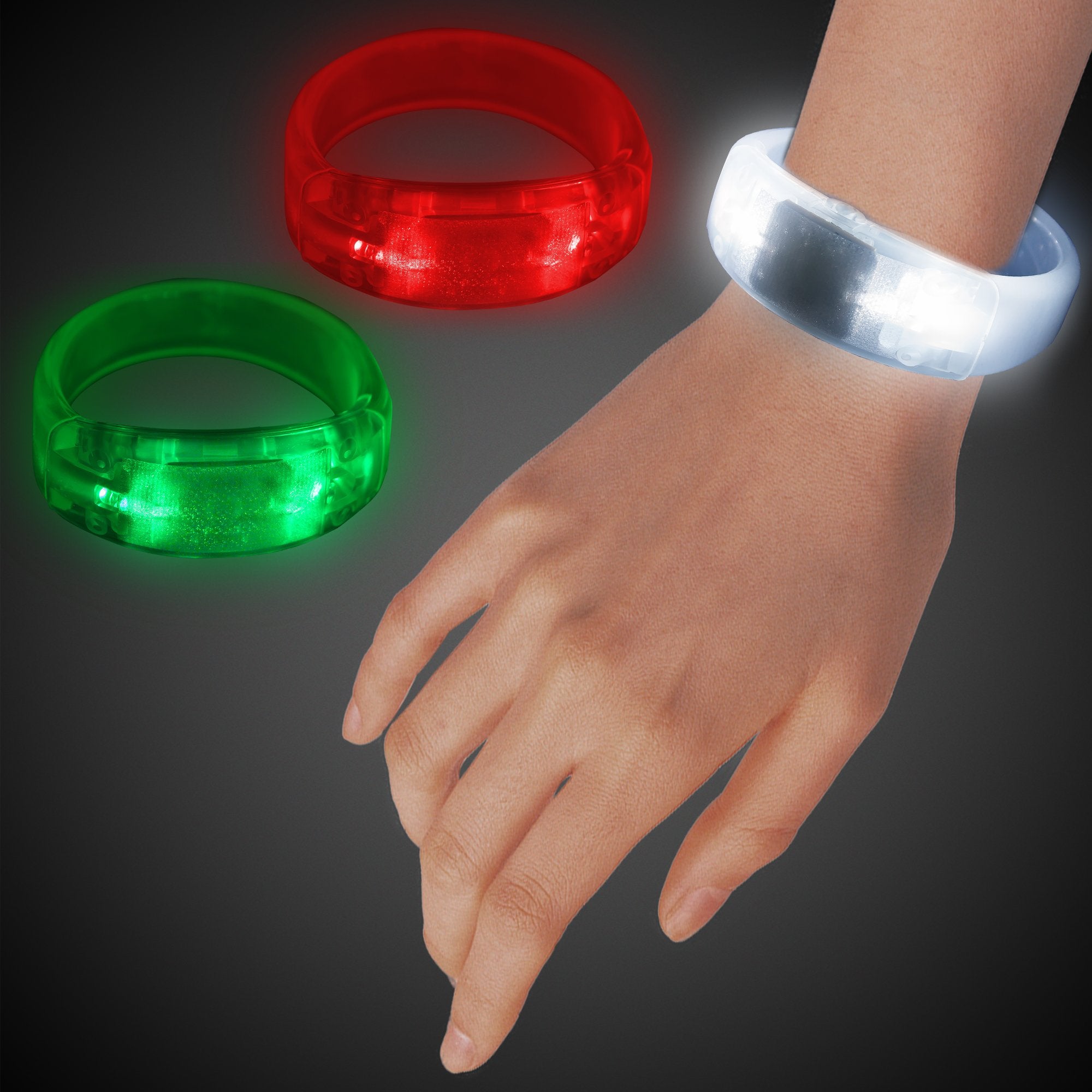 Led Bangles Assorted LED Bangle Bracelets -12 pack – Windy City Novelties