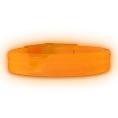 Orange Triple Wide 9" Glow Bracelets
