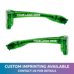 Green LED Retro Sunglasses