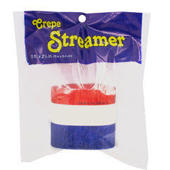 Patriotic Crepe Paper Streamer