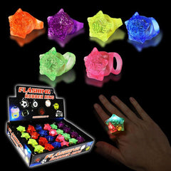 LED Love Star Jelly Rings