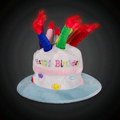 LED Birthday Cake Hat