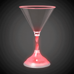 LED 7 oz. Martini Glass