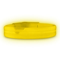 Yellow Triple Wide 9" Glow Bracelets