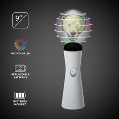 LED Polar Bear Coin Spinner Wand