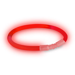 Red Glow 9" Bracelets