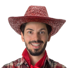 Colorful Straw Cowboy Hats