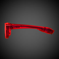 Red LED Retro Sunglasses