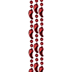Red Chili Pepper Bead Necklaces