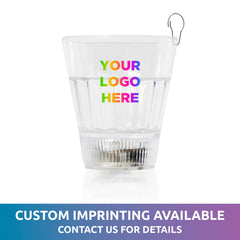 LED Red 2 oz. Shot Glass with Clip