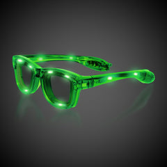 Green LED Retro Sunglasses