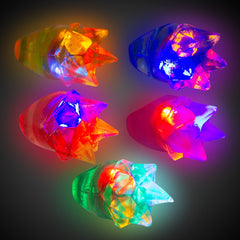 LED Star Spike Jelly Rings