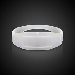 LED Sound-Activated Pink Stretchy Bracelet