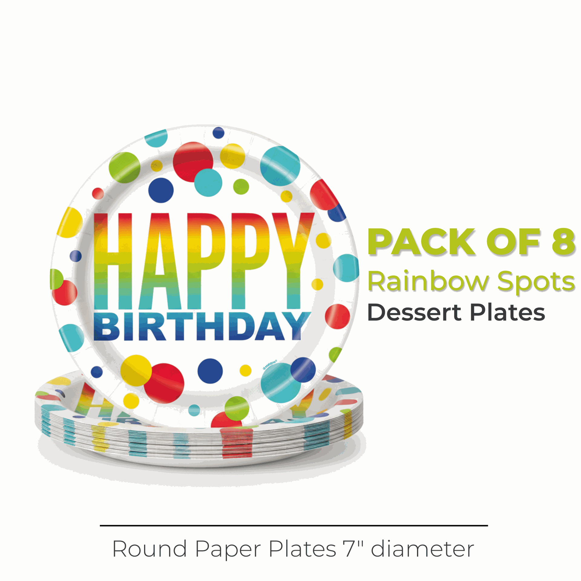 Rainbow Spots Birthday Round 7