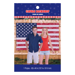 Vintage American Flag Backdrop