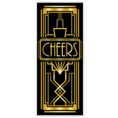 Roaring 20's Art Deco Door Cover