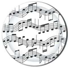Musical Notes 9" Plates